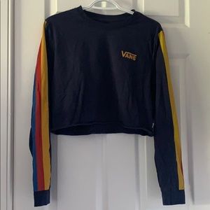 vans cropped long sleeve